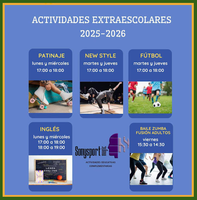 Actividades Extraescolares del Colegio La Amistad