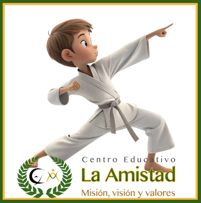 Practica Judo en el Centro Educativo La Amistad