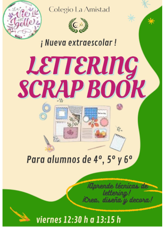 Extraescolares: Lettering Scrap Book
