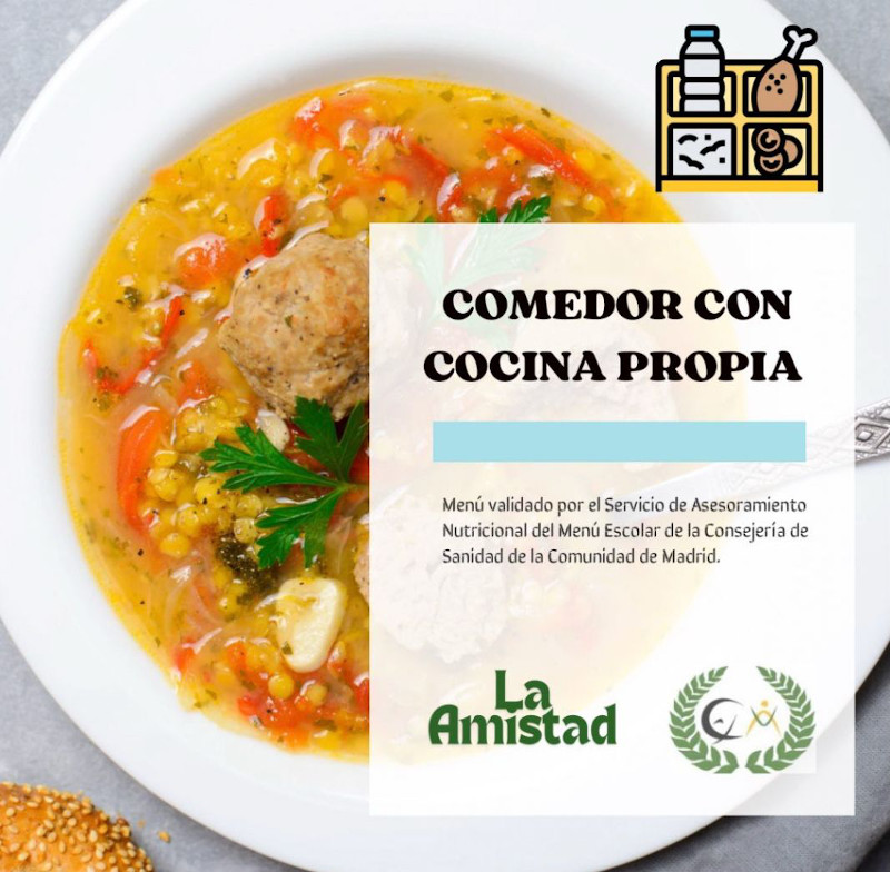Servicio de Comedor del Colegio La Amistad