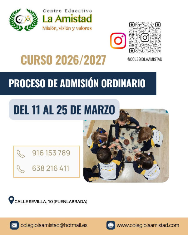 Admisión Alumnos Curso 2026/2027